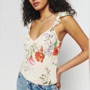 Reformation Belinda Top in Etude